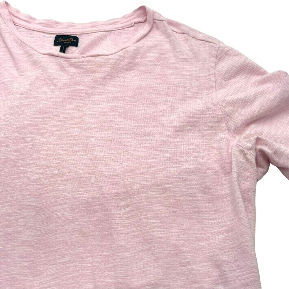 GOOD MAN BRAND Men's Medium Pink 100% Cotton Classic Basic Crew Neck Tee t-shirt